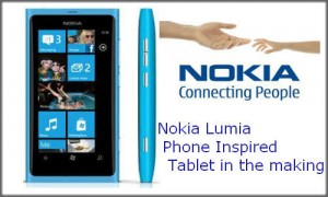 A giant Nokia Lumia phone inspired tablet in the making
