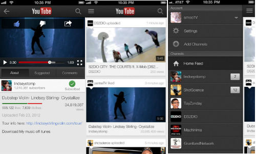 YouTube For iOS Updated With Live Streaming, My Subscription Feed and More 