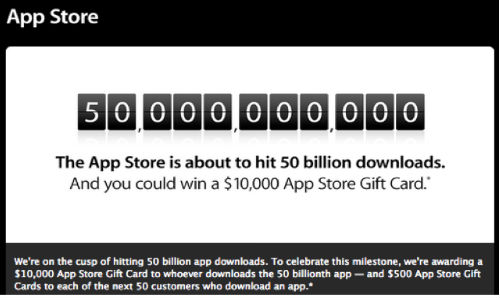 Apple Nears 50 Billion Downloads: Outs Top 25 All Time Free and Paid Apps on App Store Apple Nears 50 Billion Downloads: Outs Top 25 All Time Free and Paid Apps on App Store
