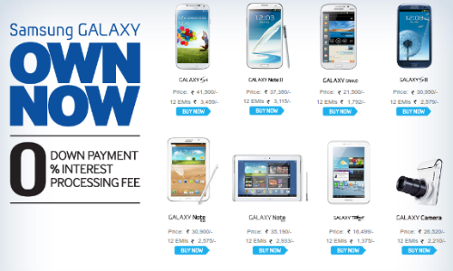 Top 8 Latest Samsung Devices to Buy Via 12 Month EMI Scheme 