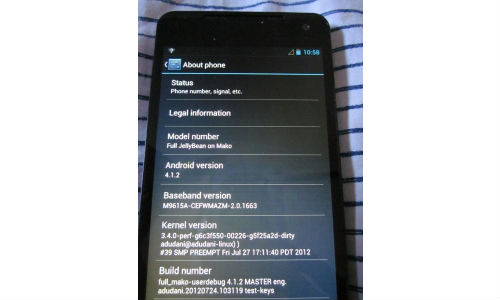 LG Nexus Smartphone Image Leak