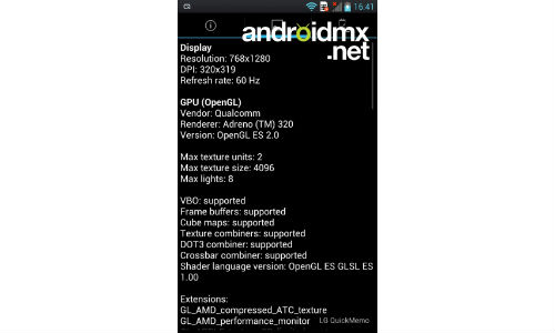LG Optimus G Display