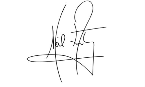 Neil Armstrong Sign