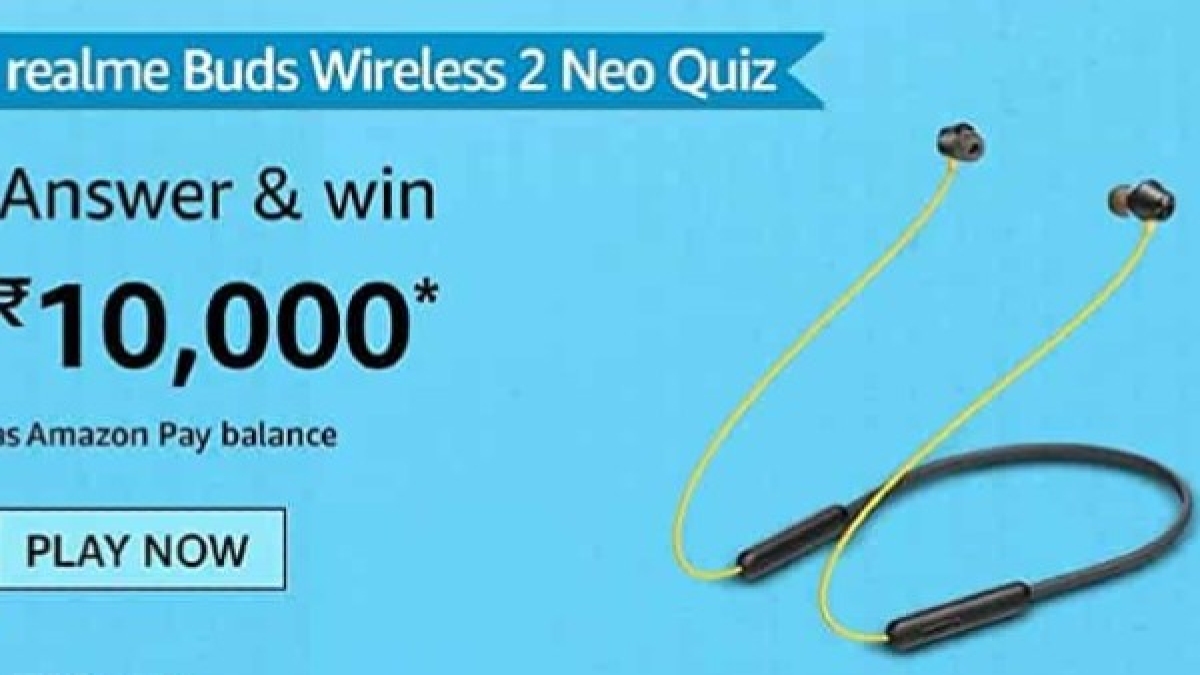 Amazon Realme Buds Wireless 2 Neo Quiz 