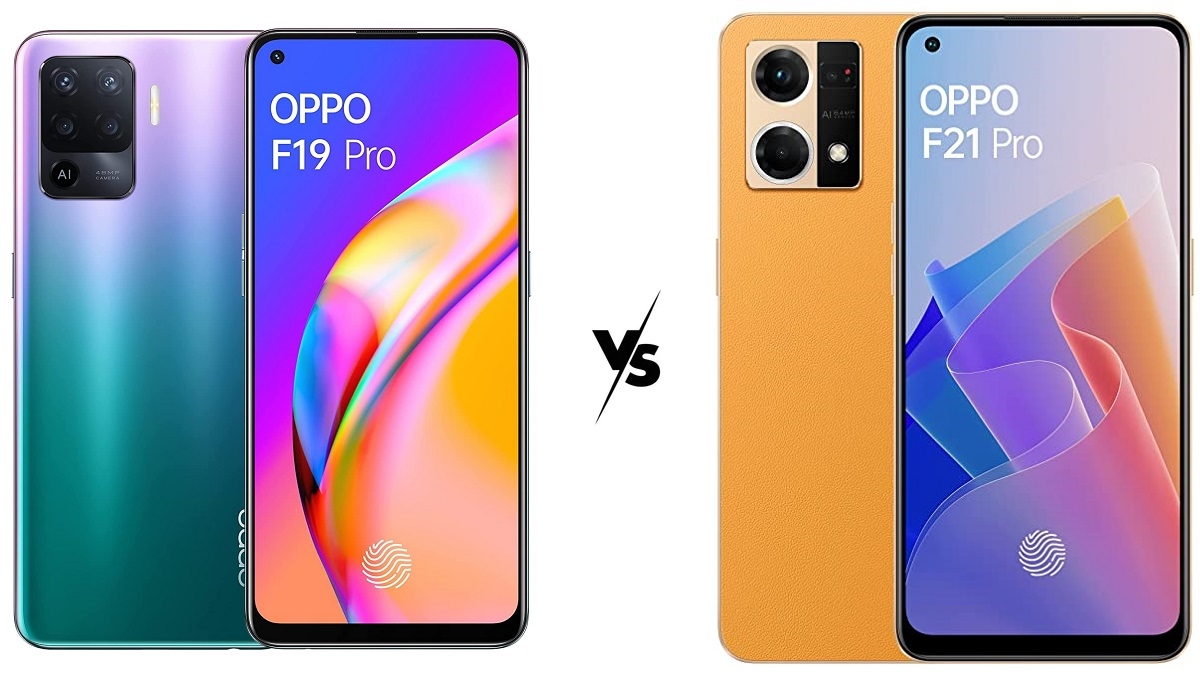 Oppo F19 Pro Vs Oppo F21 Pro Specs, Display, Features, Compared