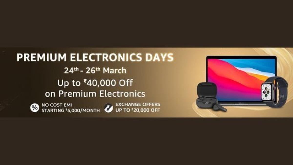 Amazon’s Premium Electronics Day Sale Is Live Up to ₹40,000 Off, Additional Benefits, and