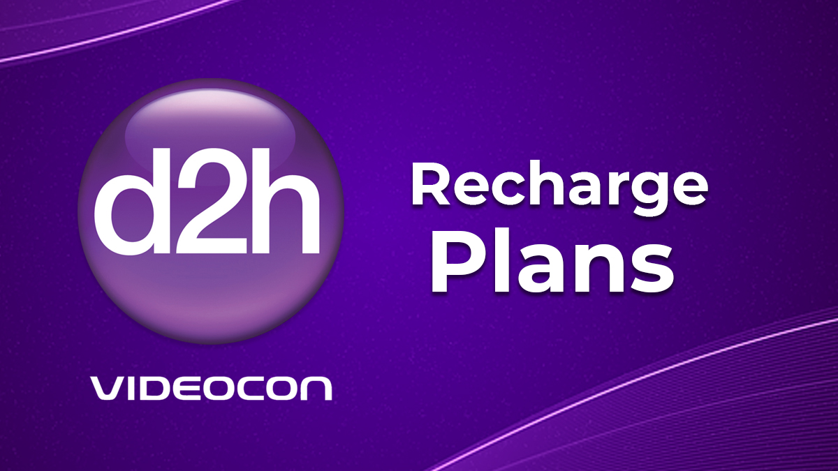 Videocon D2h Recharge Plans: Best Videocon D2h Packs, Offers ...
