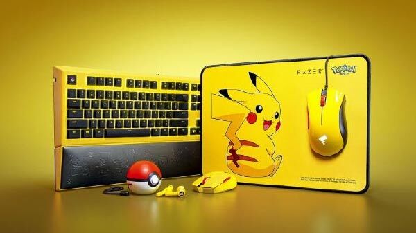 Razer's all-new Pikachu edition truly wireless earbuds are stored in a  PokeBall