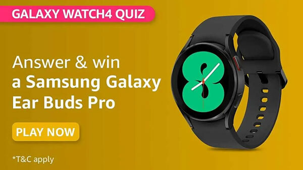 Amazon Samsung Galaxy Watch4 Quiz 
