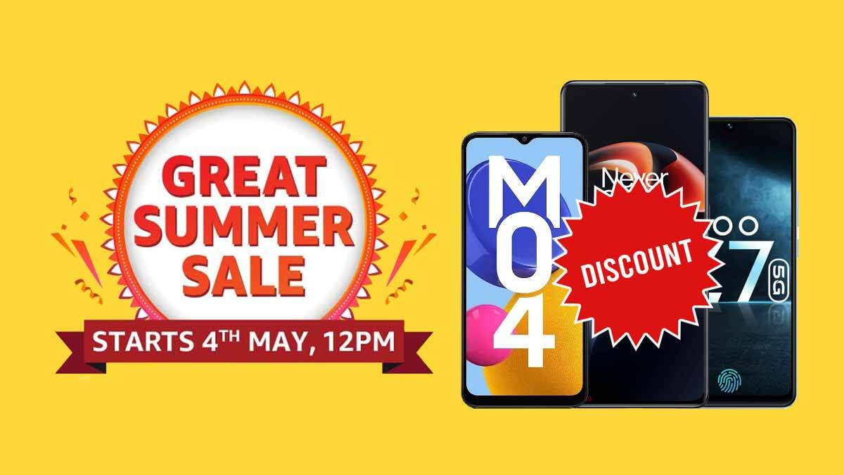 Amazon Great Summer Sale 2023 Best Deals On Smartphones Are Now Live Gizbot News