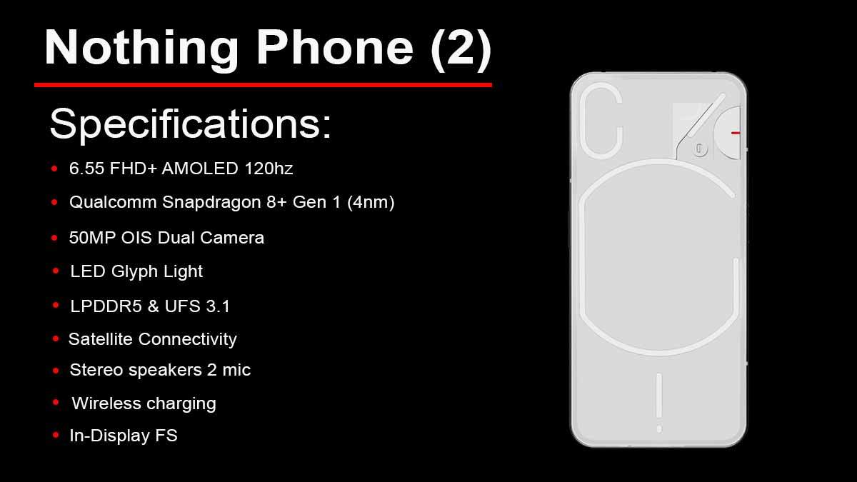 Nothing Phone 2 Full Specifications Revealed Ahead Of Summer 2023 Nothing Phone 2 Full Specifications Revealed Ahead Of Summer 2023