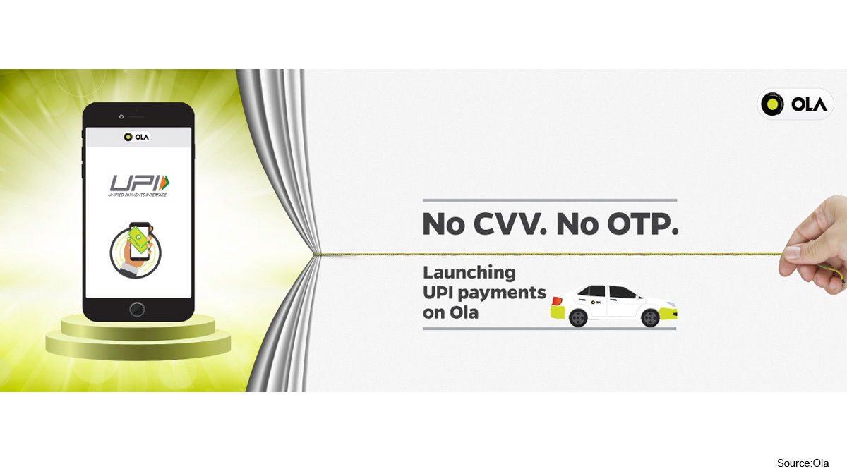 Ola UPI Payment Announced Customers Can Now Pay Drivers Using UPI