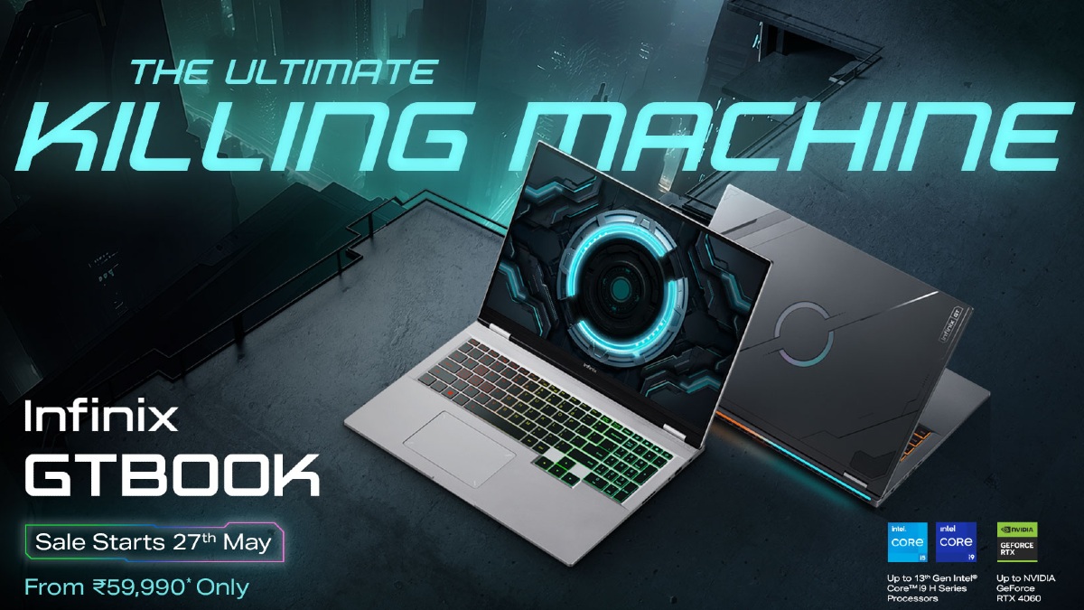 Infinix GT Book Gaming Laptop Launched in India with up to 13th Gen