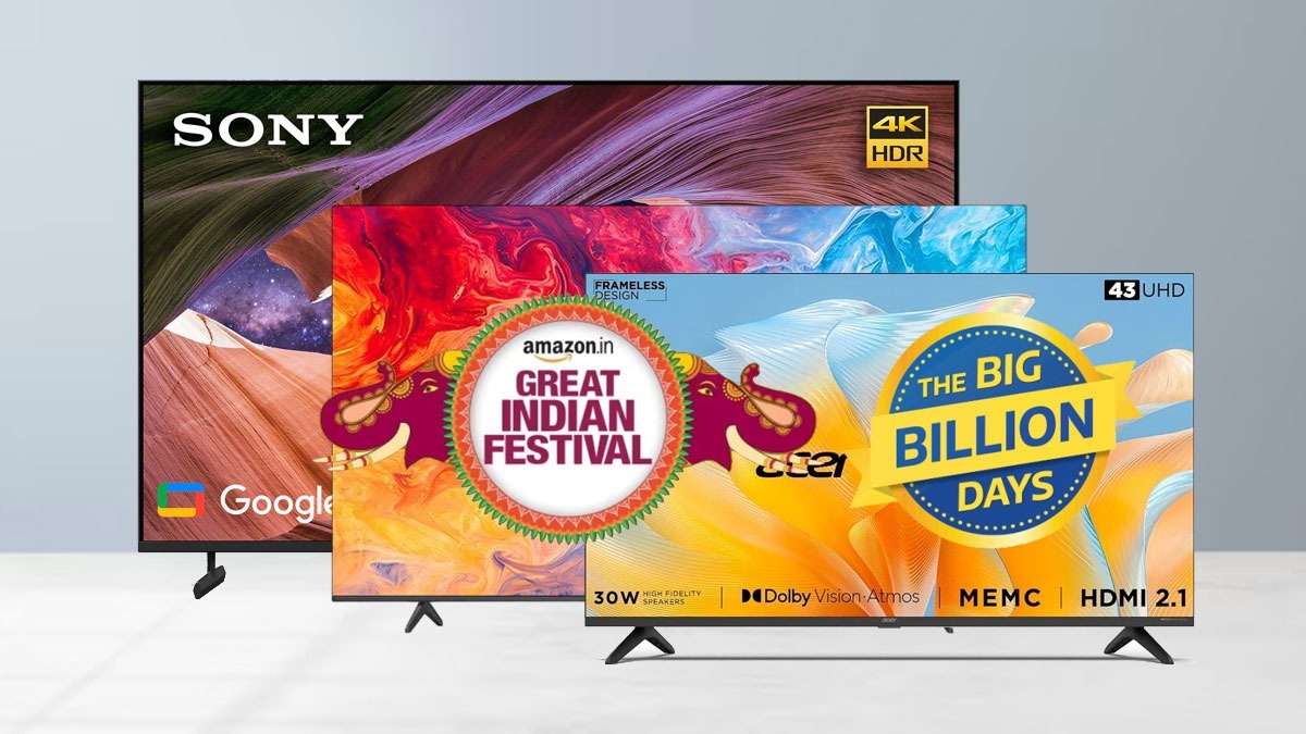 Best Smart TV Deals from Amazon Great Indian Festival and Flipkart Big