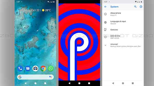 how to install android pie poco f1 without unlocking bootloader gizbot news