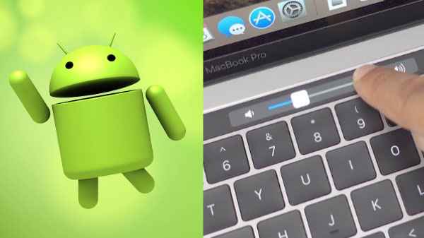 like macbook lite touch bar how to get it on android gizbot news